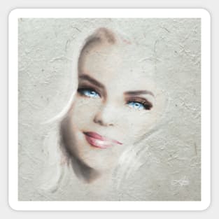 Blue Eyes Blond 22 Sticker